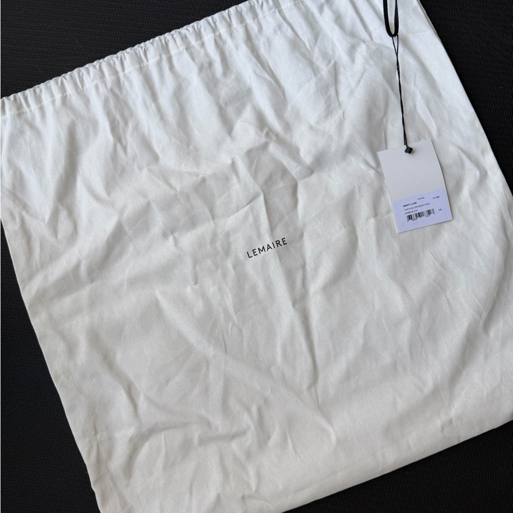 Lemaire Fortune Croissant Bag - Black - Picture 2 of 15